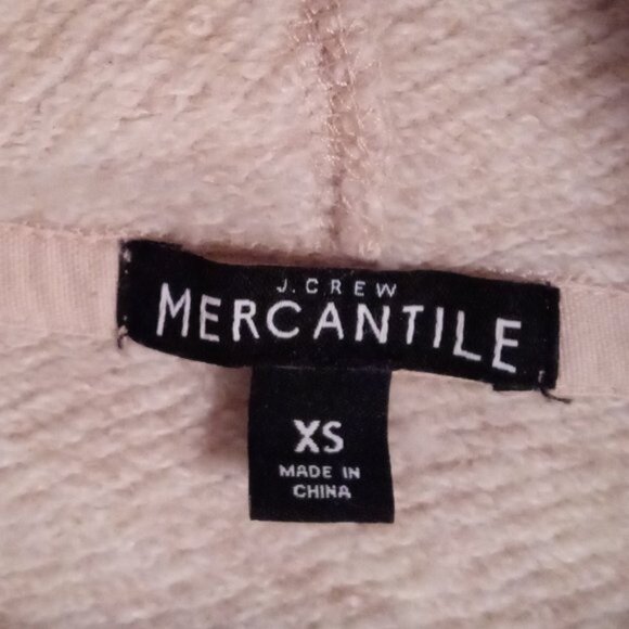 J Crew cowl neck beige knit top sweatshirt sz XS - Picture 4 of 11